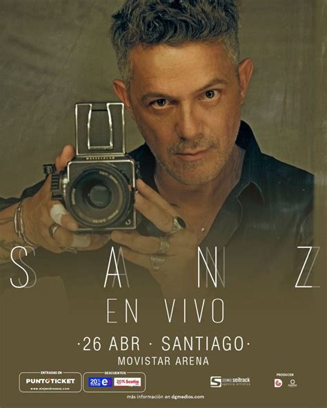 Anuncian concierto de Alejandro Sanz en Chile cantará en el Movistar