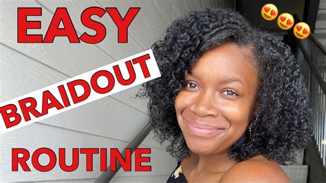 EASY FLUFFY BRAIDOUT ROUTINE ON MY TYPE 4 HAIR Naturaltype4hair