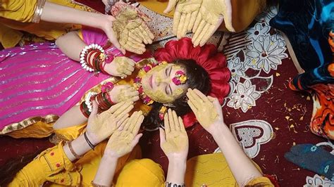 Haldi Ceremony👸 Nidhi Ki Haldi Ceremony Haldi Ceremony Celebration