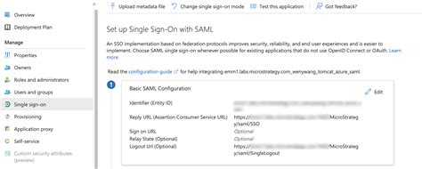 Enabling SAML Single Logout For Azure