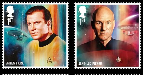 Gulfmann Stamps World Great Britain Star Trek