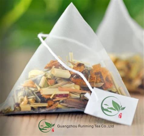 Custom Eu Compliant Biodegradable Nylon Triangle Teabag Mesh Teabags