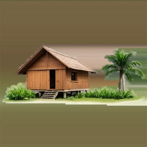 Exotic Hut And Coconut Tree Png Image Enhance Your Tropical Vibe Png