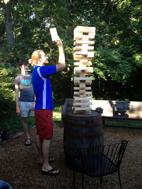 Sylvan Park Life: How to make Lifesize Jenga