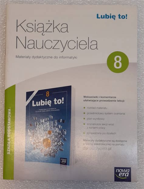 Lubi To Klasa Informatyka Ksi Ka Nauczyciela