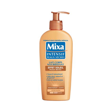 Mixa Intensif Lait Corps Nourrissant Effet Soleil Peaux Mates L Huile