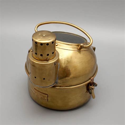 Антикварный морской компас в латунном корпусе, СССР, 1950-е