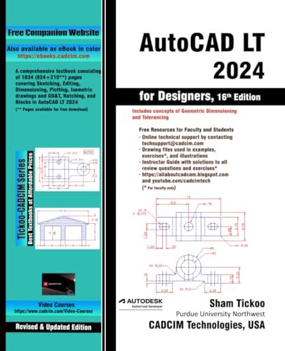 Autocad Lt For Designers Th Edition Prof Sham Tickoo Purdue