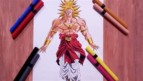 How to Draw Broly step by step - Super Saiyan - Entertainment for All