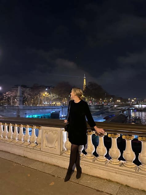 Winter At Night In Paris