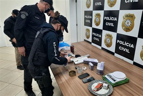 Casal que armazenava drogas para facção é preso pela Polícia Civil