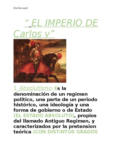 PDF EL IMPERIO De Carlos V Historia DOKUMEN TIPS