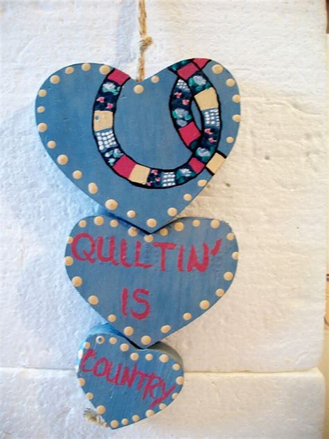 Heart Wall Decor Quilting is Country Wall Hanging Vintage - Etsy