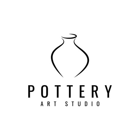 Pottery Art Studio Logo Design