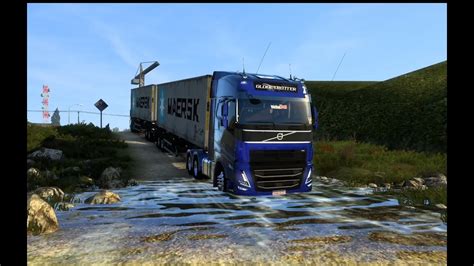 EURO TRUCK SIMULATOR 2 Volvo Fh 750 No Rodotrem No Puxe Dos Containers