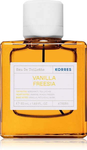Korres Оригинал Vanilla, Freesia & Lychee Туалетная вода 50 мл (1611854707)