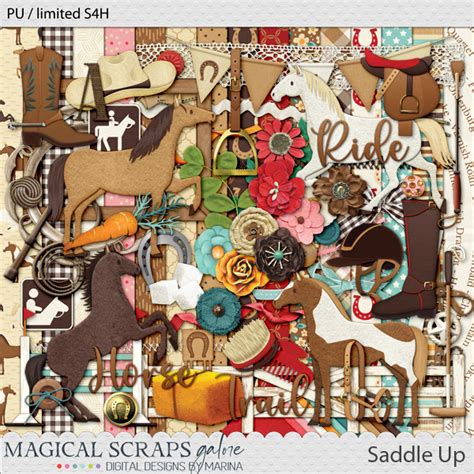 Msg Saddleup Kit Magical Scraps Galore