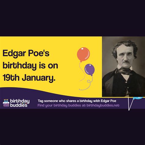 edgar allan poe birthday