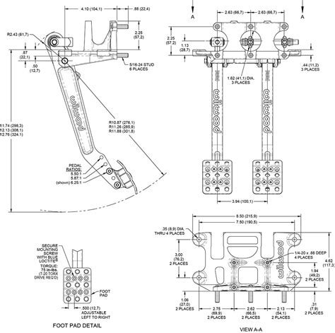 Wilwood Disc Brakes Pedal No 340 16386