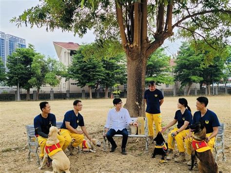 國際搜救犬日 陳其邁感謝高雄搜救犬與人員付出 影 地方 中央社 Cna