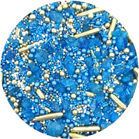 Blue Geode Sprinkle Mix Stuff 4 Cakes