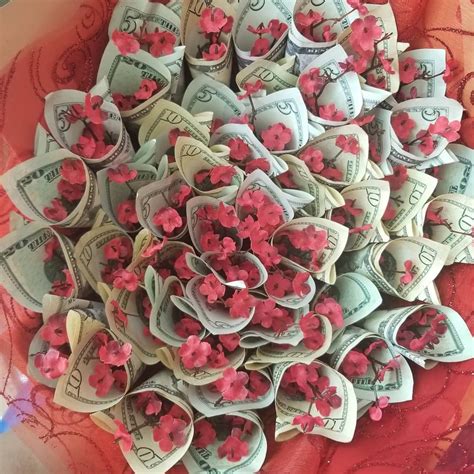 Flower Money Bouquet Money Bouquet Creative Money Gifts Money Flowers