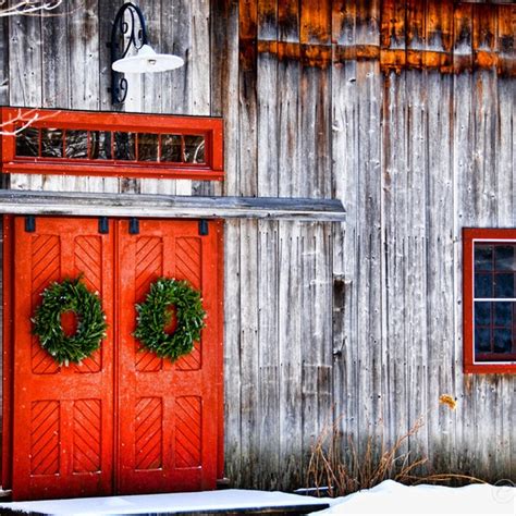 Red Barn Door - Etsy