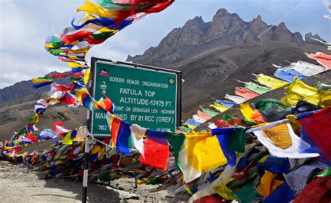 Fotu La Pass Ladakh Highest Point On Srinagar Leh Highway