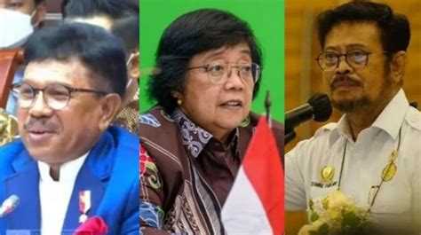 Ramai Disebut Bakal Kena Reshuffle Siapa Saja Menteri Dari Nasdem Di