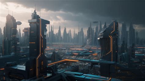 Sci Fi Cityscape Wallpaper