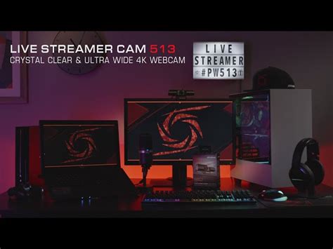 Avermedia Live Streamer Cam Webcam Ultrahd K Usb C Negra