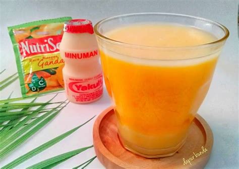 Resep Es Nutrisari Yakult Oleh Via Vie Dapur Bunda Cookpad