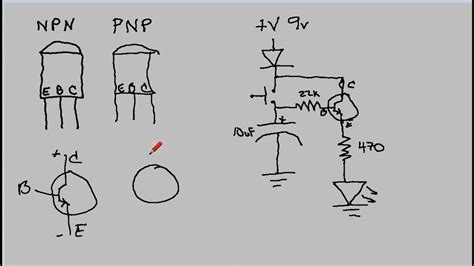 Basic Electronics Tutorial 10 Transistors Part 1 Pnp And Npn Youtube