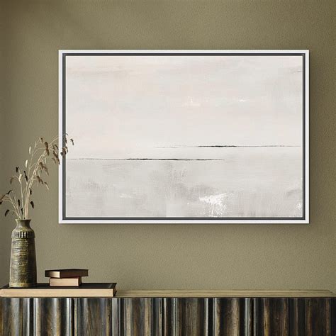 Signwin Piece Framed Canvas Print Wall Art Gray Watercolor Etsy