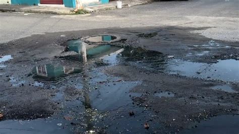 Reportan Fuga De Aguas Negras En Colonia Ejido Primero De Mayo Sur N