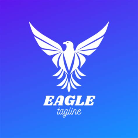 Minimalist Eagle Logo Design - MasterBundles