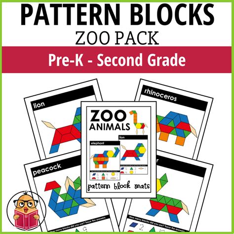 Pattern Block Activities - Zoo Animals