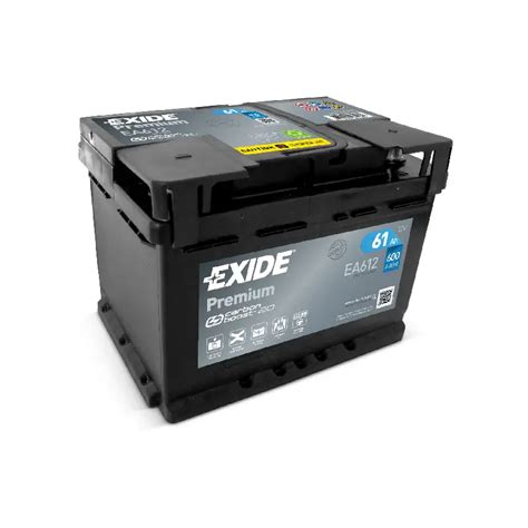 Battery Shop Exide Premium EA612 LB2 12V 61Ah 600A