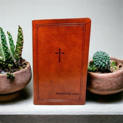 Personalized NKJV Leather Bible: Engraved with Your Name – Weaver ...