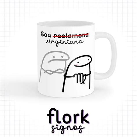 Caneca Flork Signo Virgem Reclamona Ml Personalizar Brasil