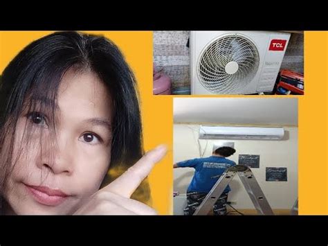 Split Type Inverter Aircon Paano Mag Install Irenemartinezstudio Youtube