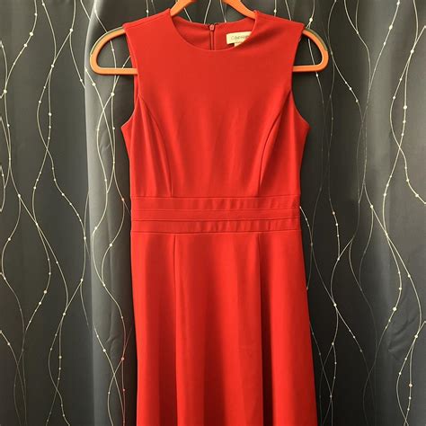 Calvin Klein Red Dress Calvinklein Semi Formal Depop