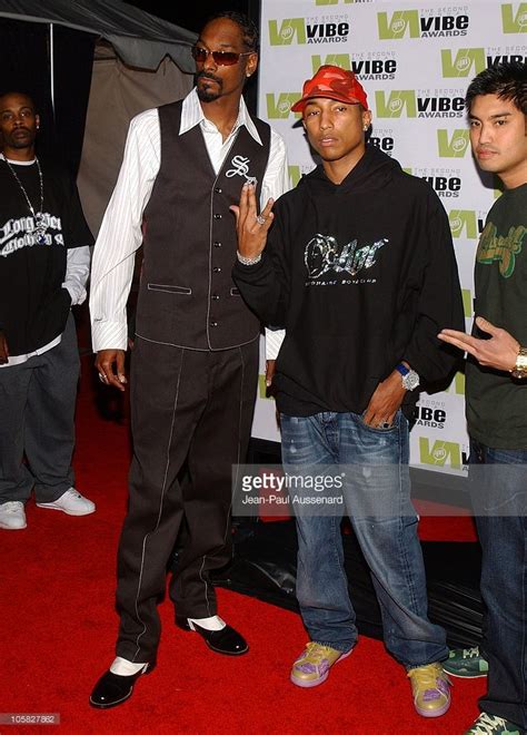 Snoop Dogg and Pharrell Williams during 2004 Vibe Awards - Arrivals at ...