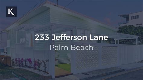 233 Jefferson Lane Palm Beach Gold Coast Real Estate Kollosche