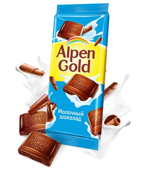 Шоколад Alpen Gold молочный 90г с доставкой по Новосибирску ...