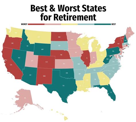 Best And Worst States For Retirement In 2021 Retireandrelocate