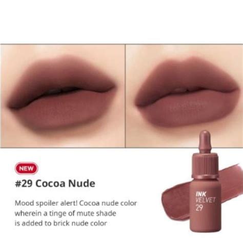 PERIPERA Ink Velvet No 29 Cocoa Nude 4g MoodySkin It Lip Tint