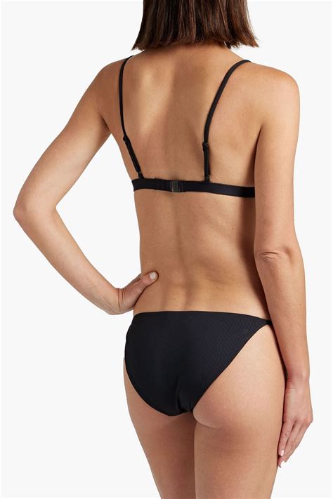 ONIA Hannah Ribbed Low Rise Bikini Briefs THE OUTNET