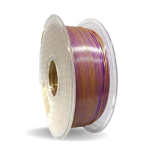 Filamento Pla Ultra Silk Bicolor Ouro E Roxo D Lab