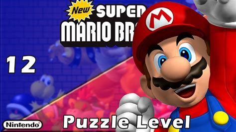 PUZZLE LEVEL New Super Mario Bros NDS World 2 Level 3 YouTube